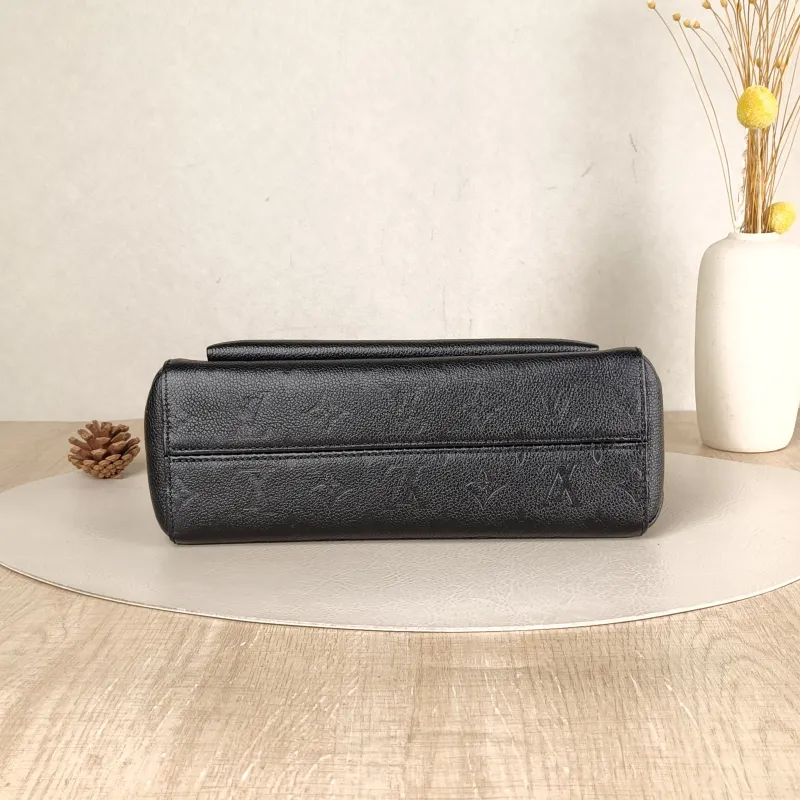 Louis Vuitton Shoulder Bag VAVIN Black Empreinte Embossed Calfskin Small 25 × 9.5 × 17 cm — cover view 3 of 5