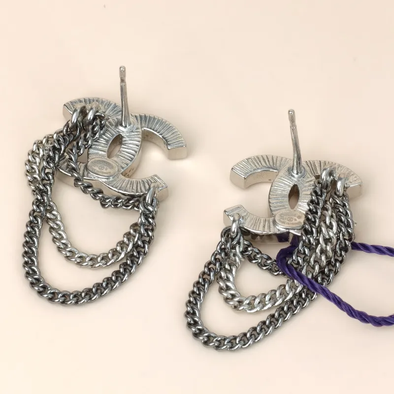 Chanel Jewelry · Earrings Silver One Size — cover view 5 of 9