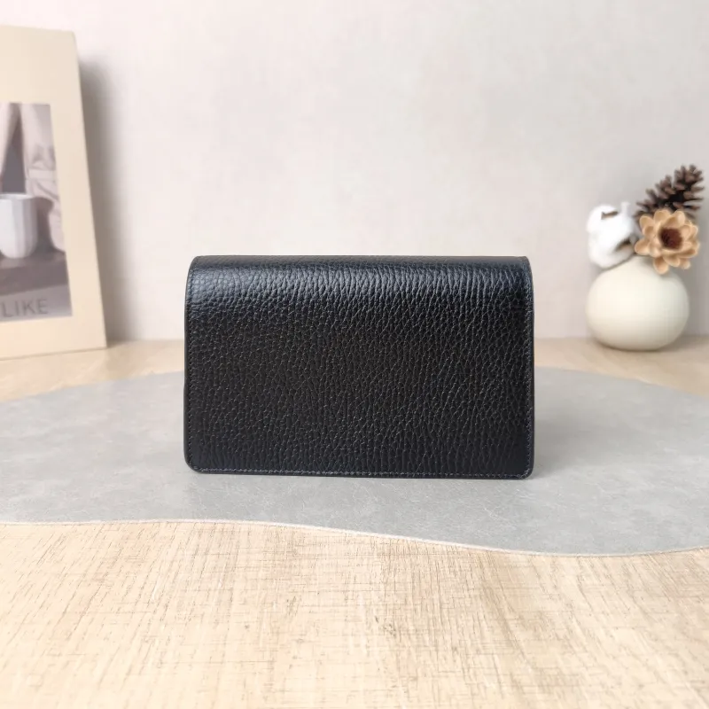 GUCCI Crossbody Bag Dionysus Black Calfskin Mini 16.5 × 4.5 × 10 cm — cover view 2 of 6