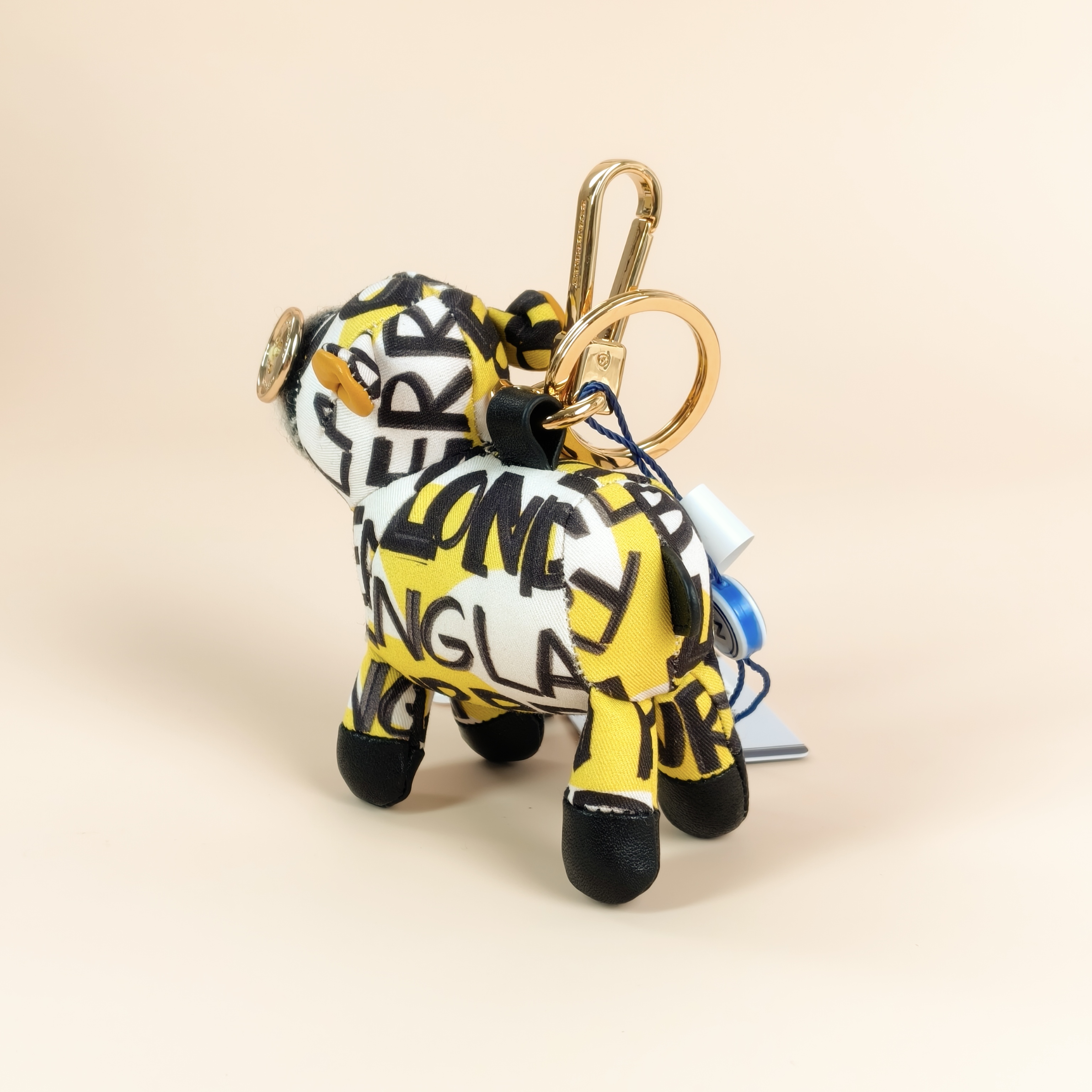 BURBERRY Charm Charm Colorblock Canvas One Size