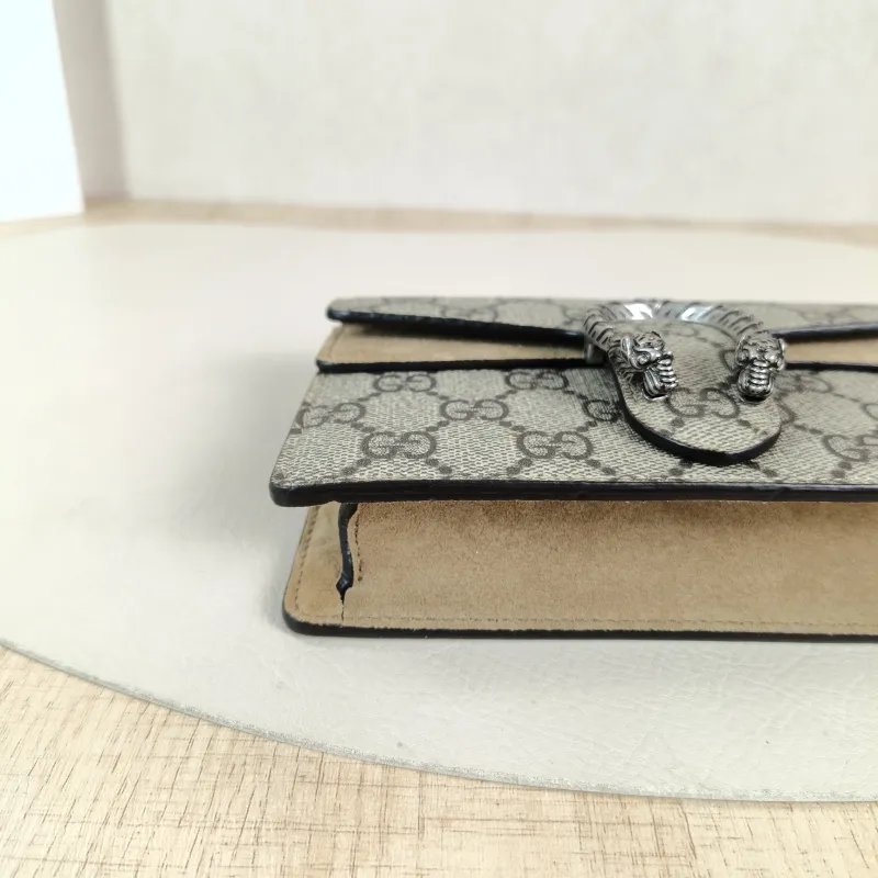 GUCCI Shoulder Bag Dionysus Monogram PVC Mini 16.5 × 4 × 10 cm — detail view 12 of 13