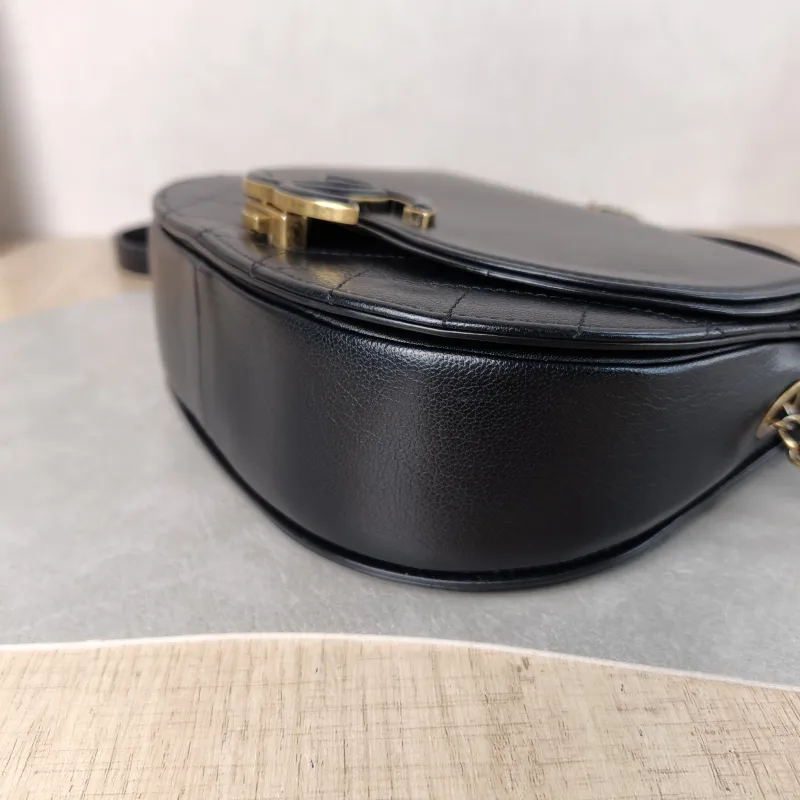 Chanel Crossbody Bag Collection Top Handle Crossbody Bag Black Calfskin One Size 20.5 × 6.5 × 16 cm 23 — detail view 11 of 14