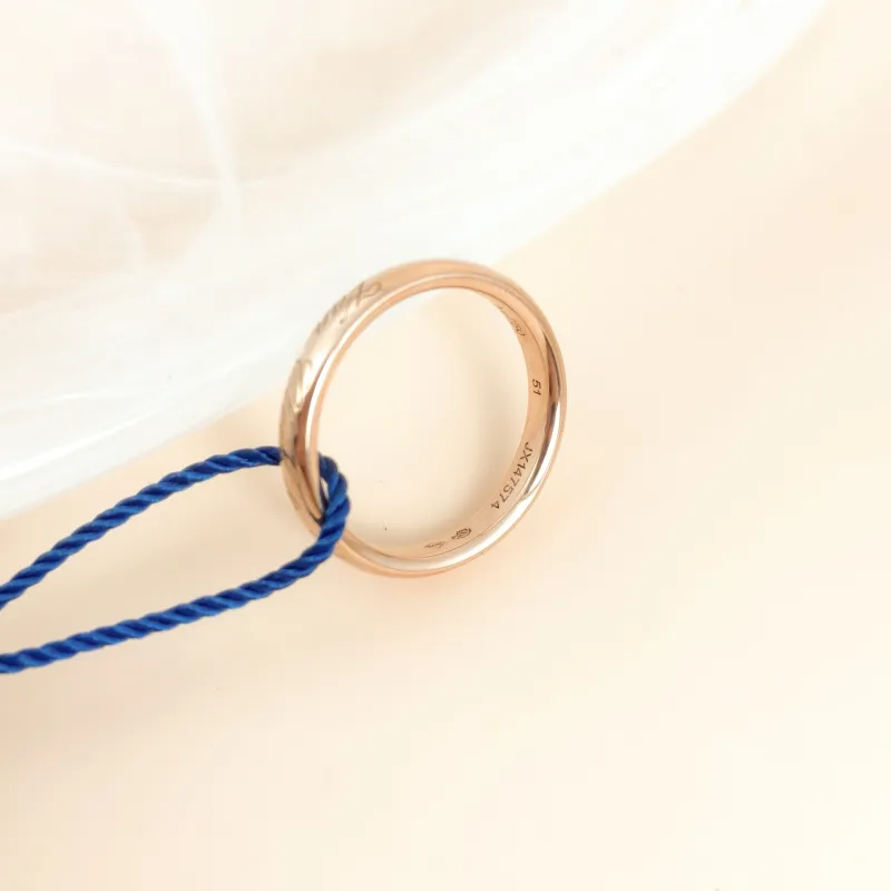 Van Cleef & Arpels Ring Tendrement Signature Ring Rose Gold 18KR ose Gold One Size51 — cover view 4 of 5