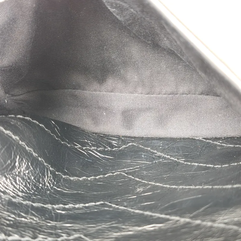 SAINT LAURENT Crossbody Bag Niki Black Waxed Leather Calfskin Small 21 × 7.5 × 16 cm — detail view 8 of 12