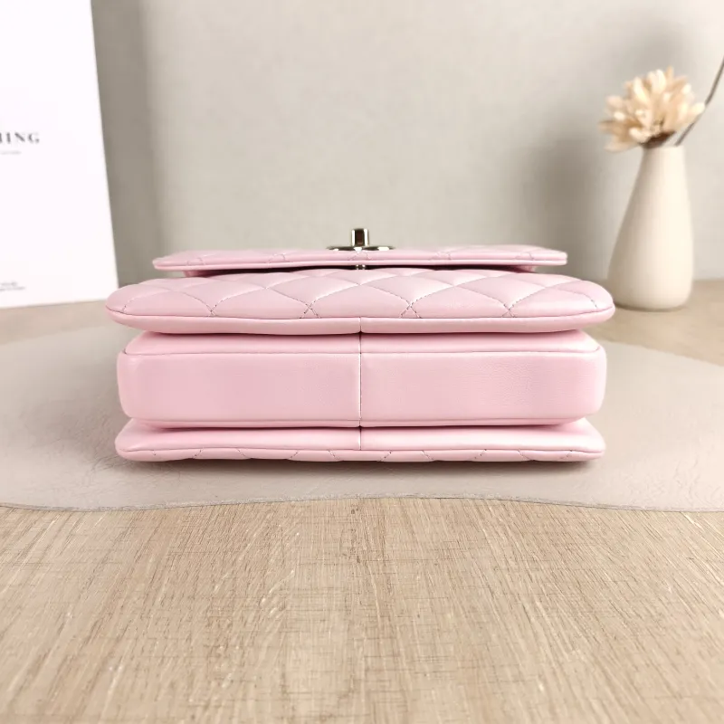 Chanel Crossbody Bag Trendy CC Pink Lambskin Mini 19.5 × 8 × 14.5 cm — cover view 4 of 5