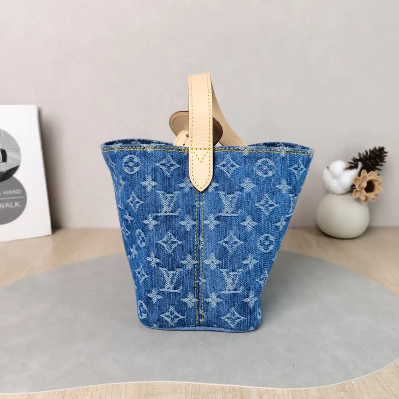Louis Vuitton Top Handle Bag ALL IN BB Blue BB 16 × 12 × 18 cm — cover view 4 of 6