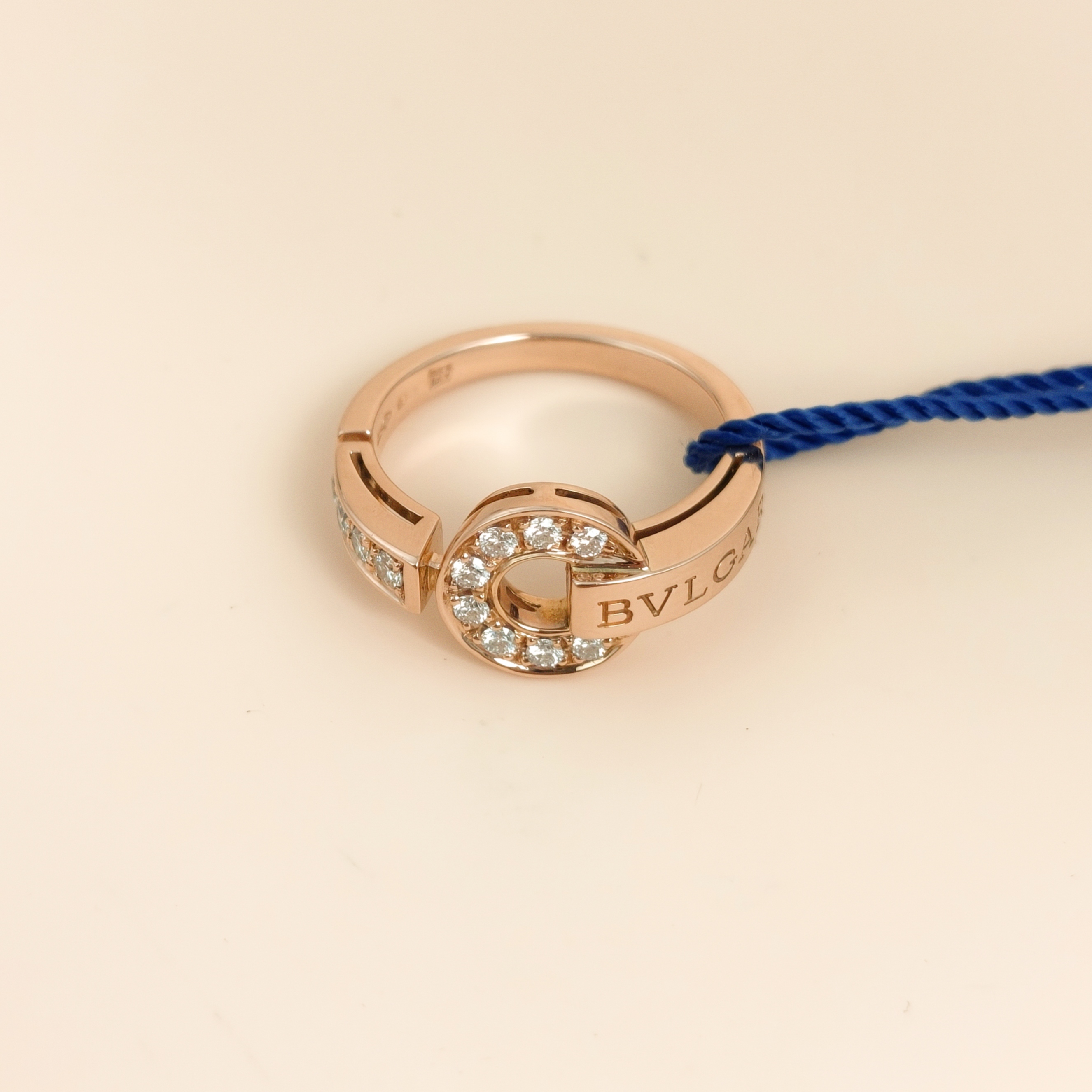 Bvlgari Ring Collection Ring Rose Gold Diamond18KR ose Gold One Size53