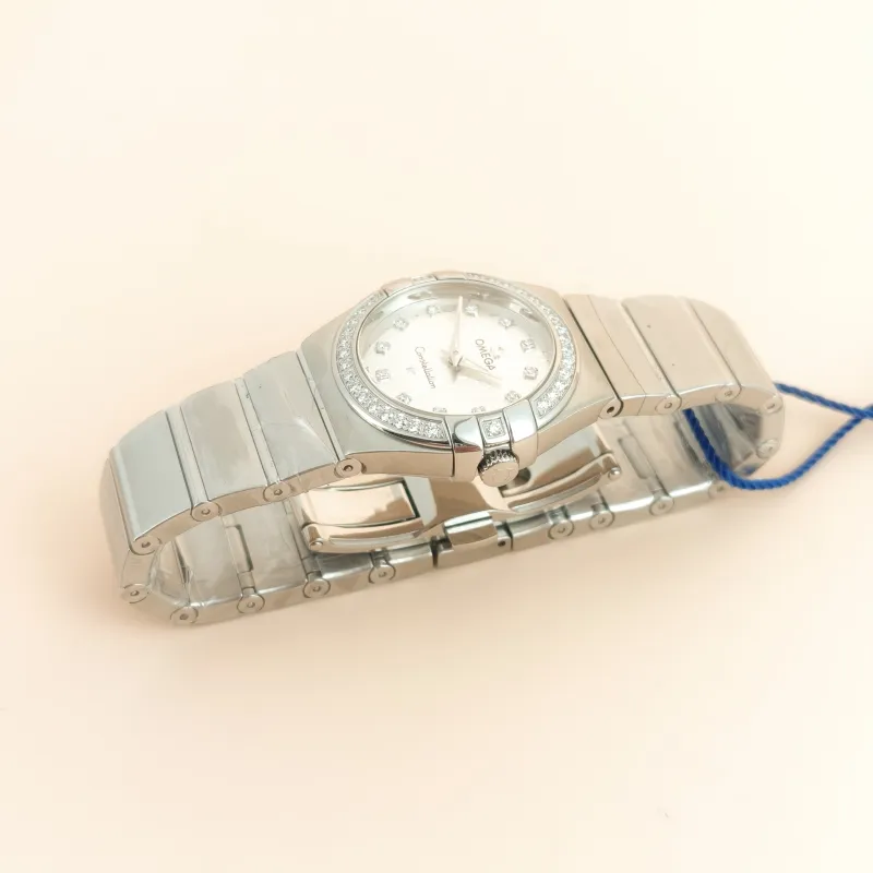 OMEGA Watch Watch Silver Diamond One Size 27mm Watch — cover view 9 of 9