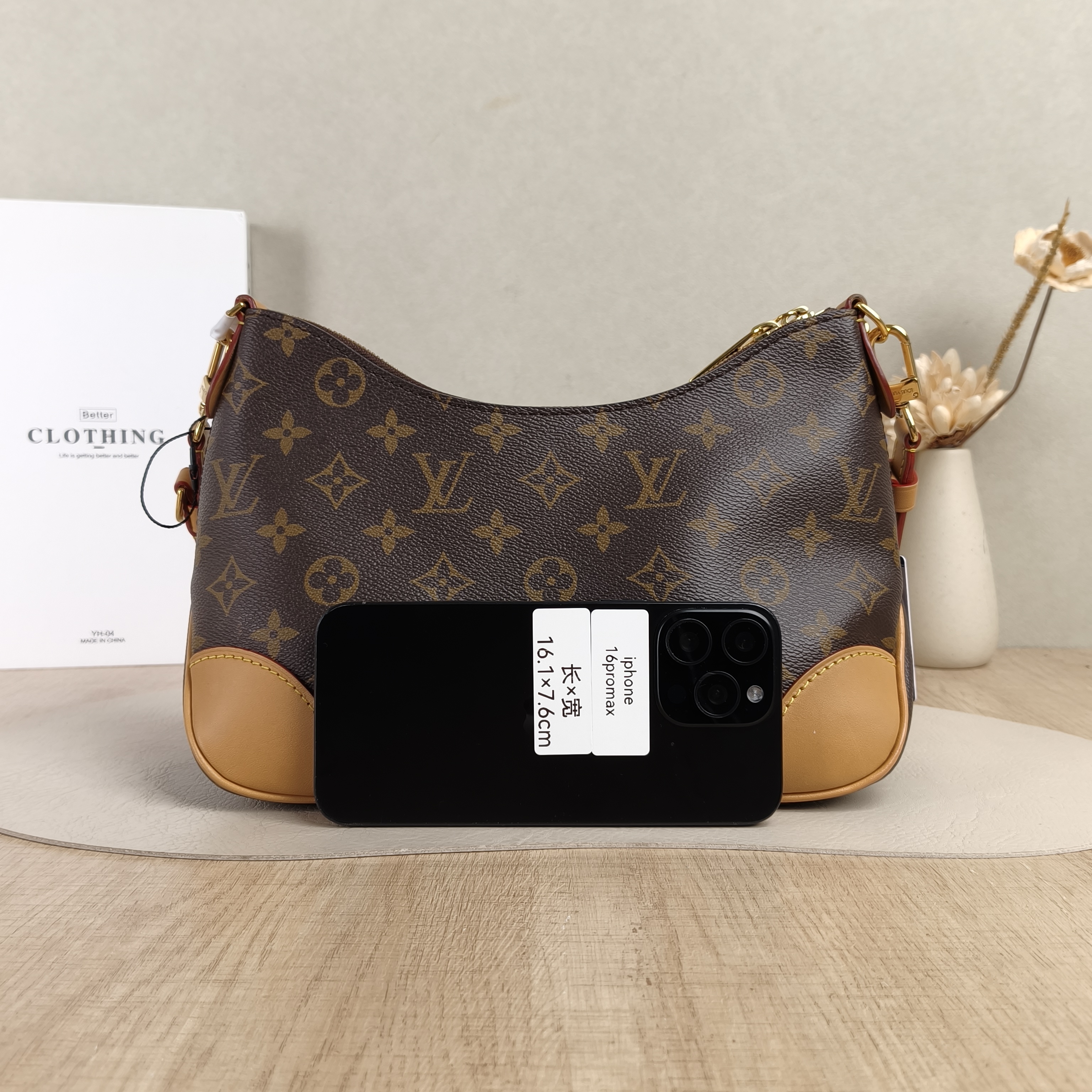 Louis Vuitton Crossbody Bag Boulogne PVC Small26 × 9.5 × 16 cm — cover view 3 of 6