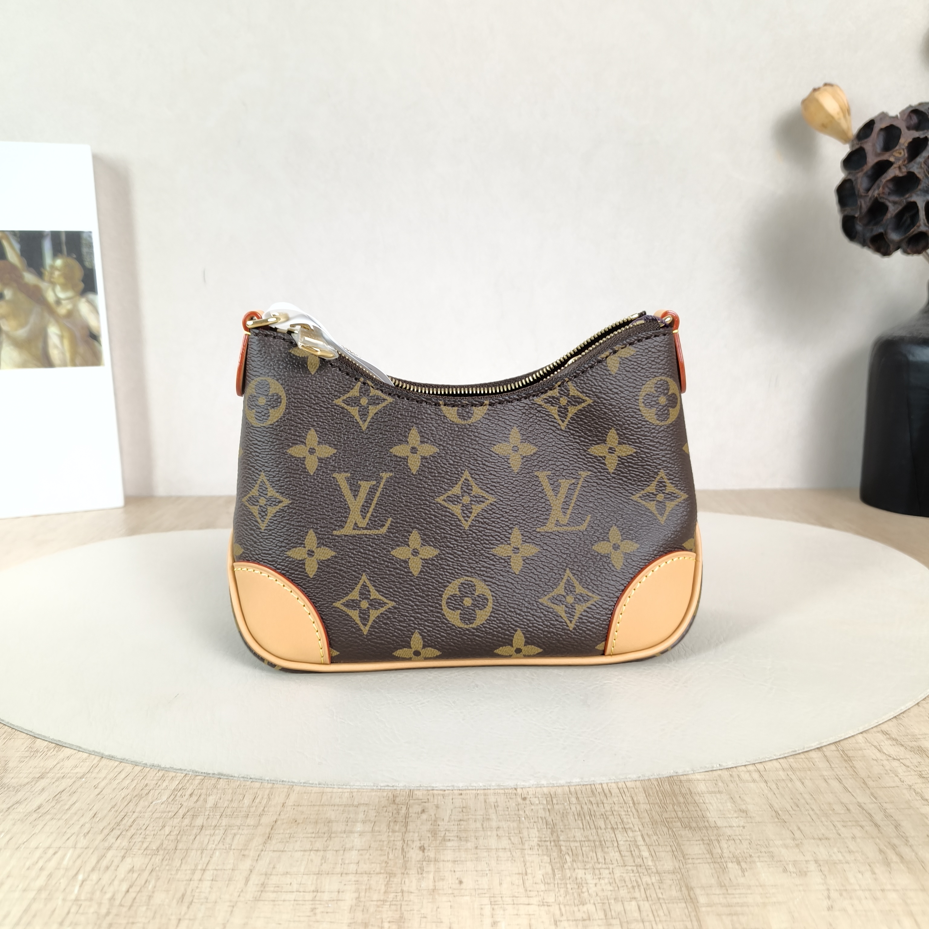 Louis Vuitton Crossbody Bag Boulogne PV Cnano19 × 8 × 13 cm