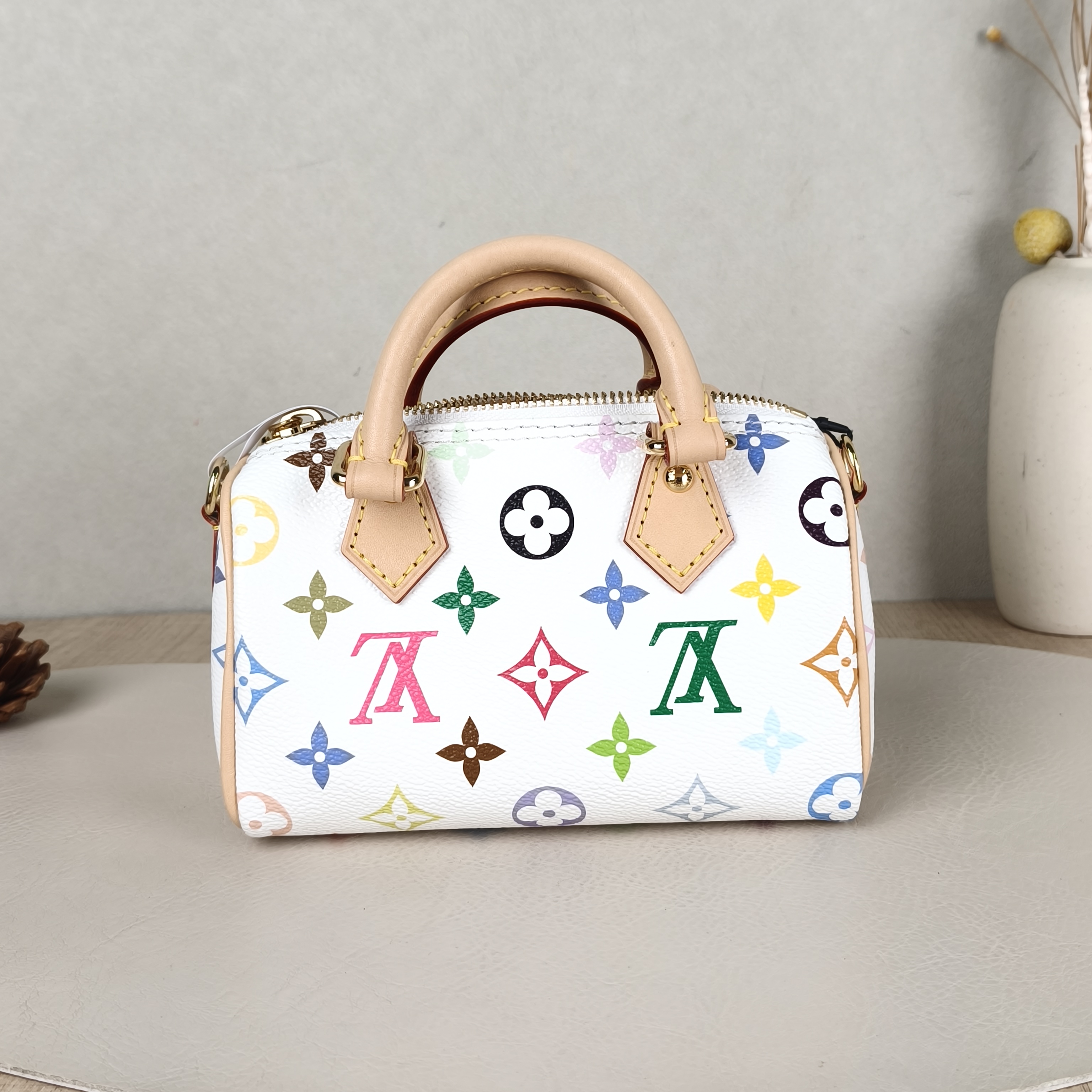 Louis Vuitton Crossbody Bag Speedy Nano Multicolore PV Cnano16 × 7.5 × 10 cm — cover view 2 of 5