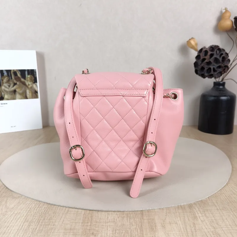 Chanel Backpack Duma Pink Calfskin Small18 × 12 × 18.5 cm — cover view 2 of 6