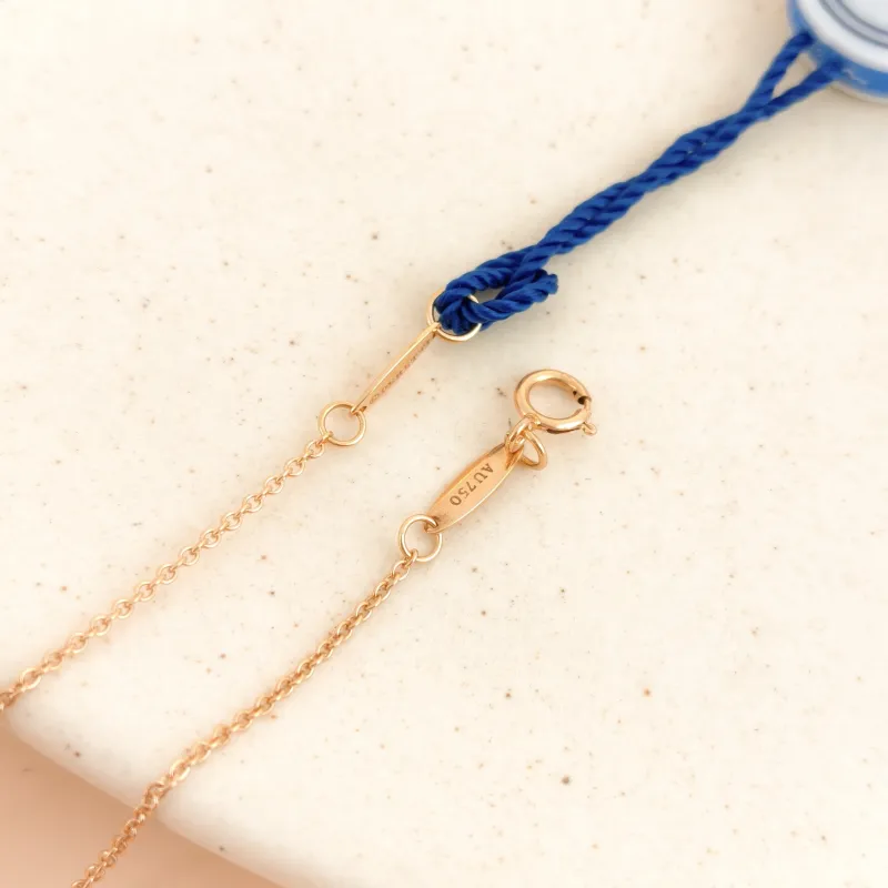 Tiffany&Co. Necklace Elsa Peretti Collection Necklace Rose Gold Rose Gold Diamond18KR ose Gold One Size 41cm โ cover view 5 of 6