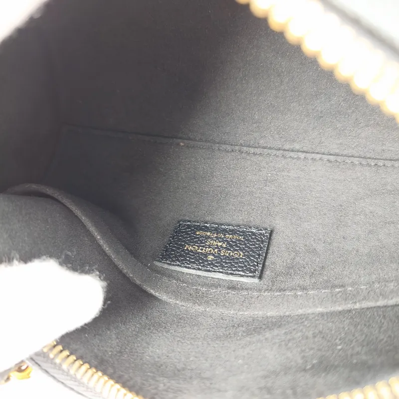 Louis Vuitton Crossbody Bag Papillon Black · White Monogram Empreinte Embossed Calfskin BB 20 × 10 × 10 cm — detail view 9 of 11