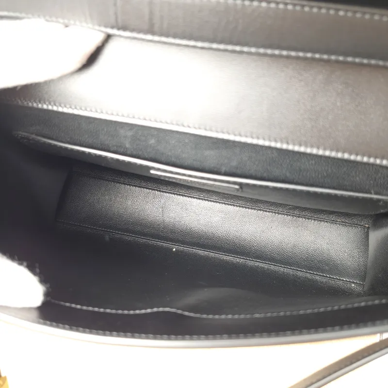 SAINT LAURENT Shoulder Bag MANHATTAN Black Calfskin Medium 29 × 7.5 × 20 cm — detail view 6 of 11