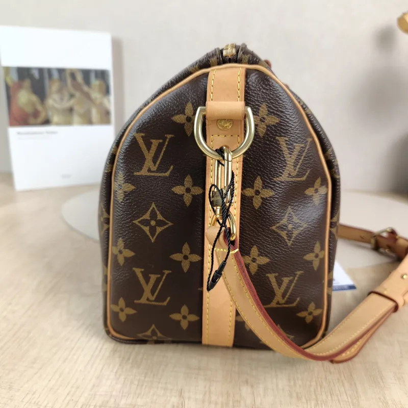 Louis Vuitton Crossbody Bag Speedy25Shoulder Strap Edition-Monogram PVC Medium25 × 15 × 19 cm — detail view 11 of 12