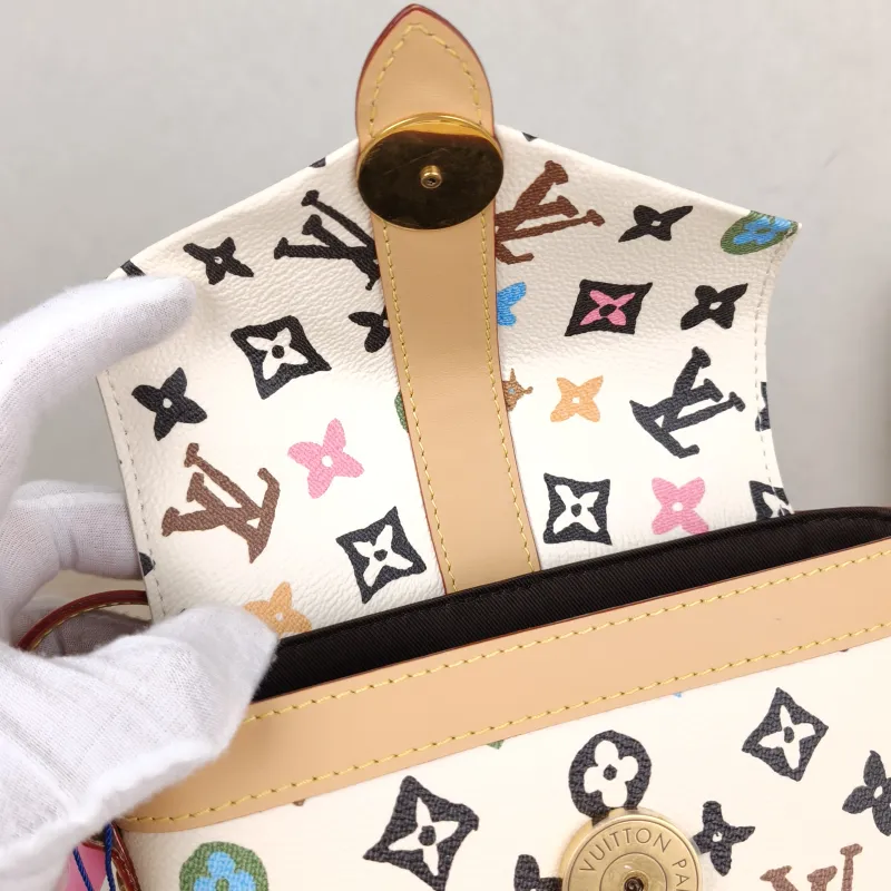 Louis Vuitton Crossbody Bag ENVELOPE Messenger Bag Box Tyler Yellow PVC Mini 19 × 7 × 12 cm — detail view 7 of 12