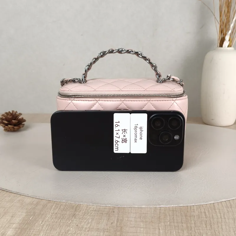 Chanel Crossbody Bag Edition Pink Calfskin Mini 16 × 8 × 9.5 cm — cover view 4 of 5