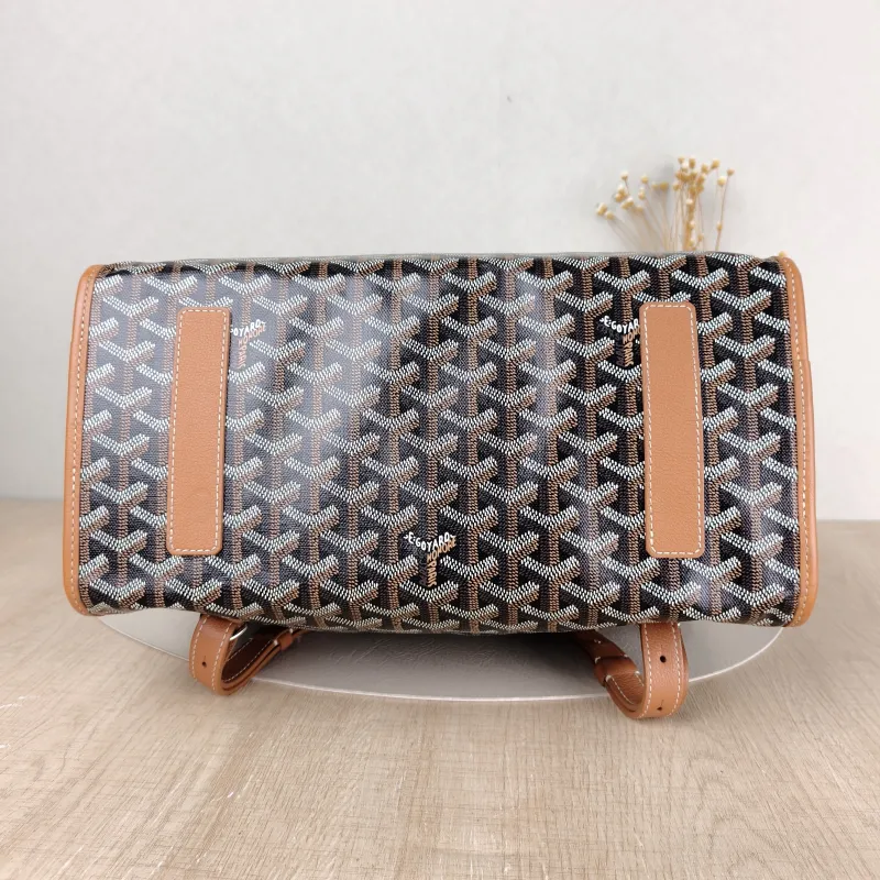 GOYARD Backpack SAINT LEGER Backpack Brown PVC One Size 34 × 15 × 37 cm — cover view 2 of 5