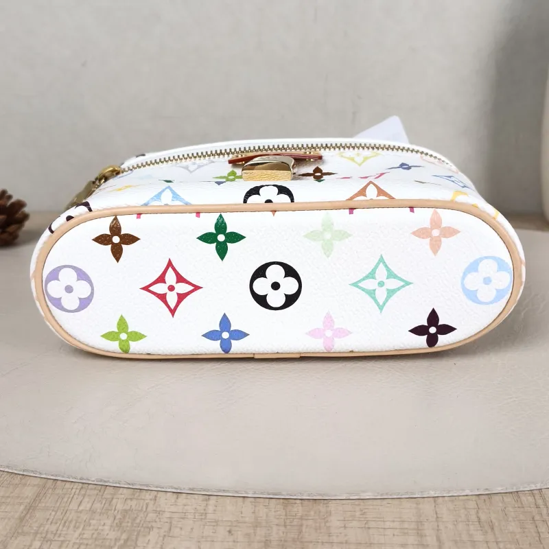 Louis Vuitton Shoulder Bag VANITY POUCH Cosmetic Bag Multicolore PVC One Size 19 × 6.5 × 11.5 cm — cover view 4 of 6