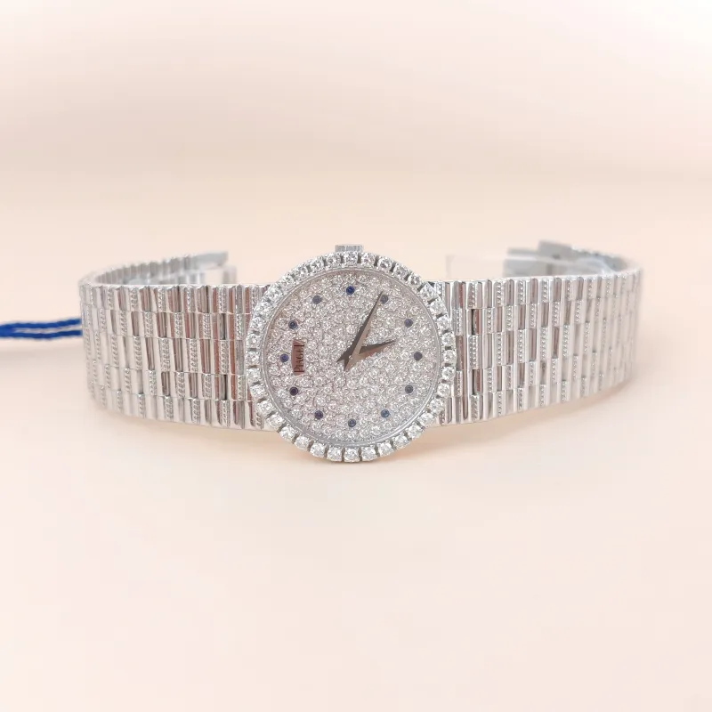 PIAGET Watch Pavé Diamond Vintage Silver White Gold One Size 18KW hite Gold 24 — cover view 2 of 7