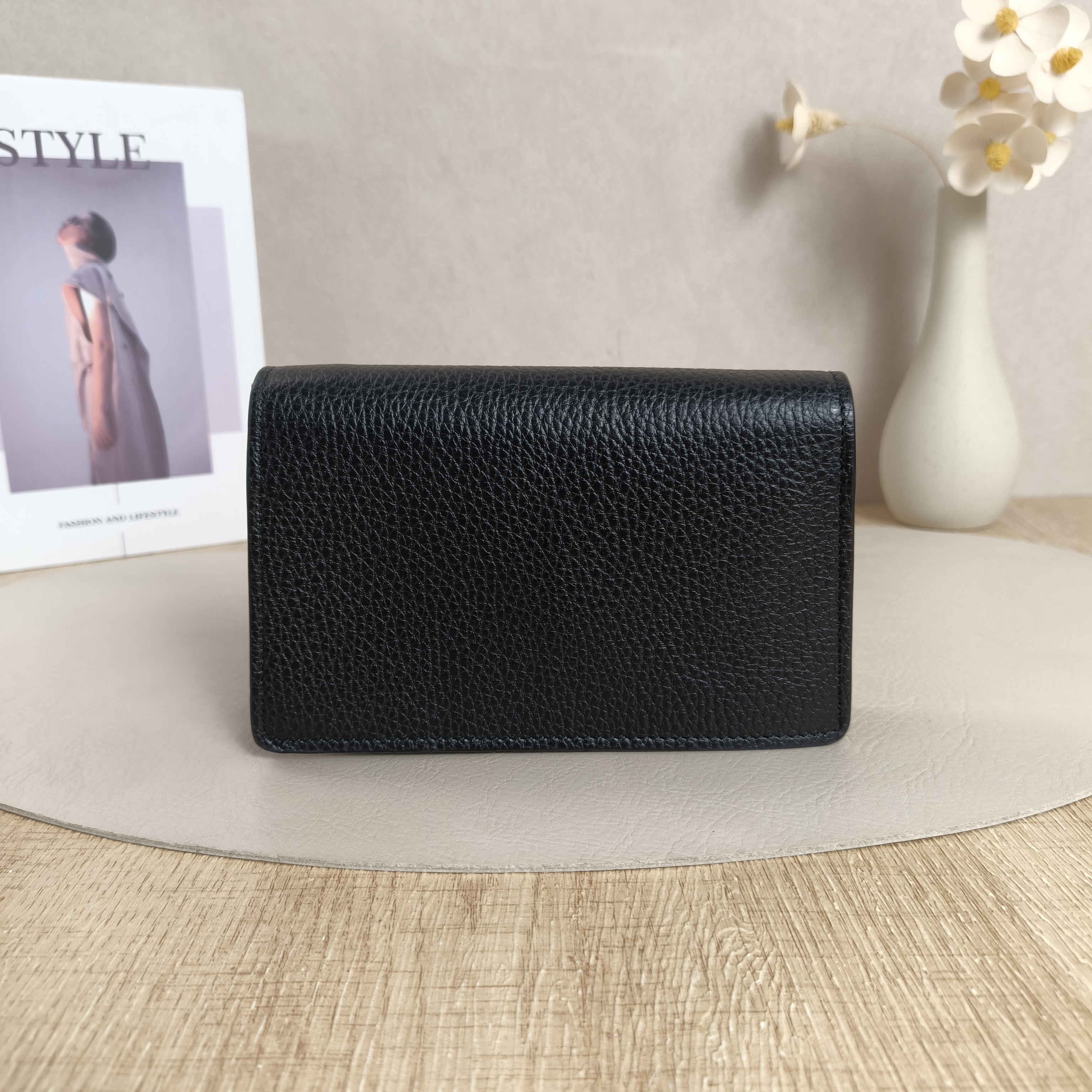 GUCCI Dionysus woc Black Calfskin · 16.5 × 4 × 10 cm — cover view 9 of 10
