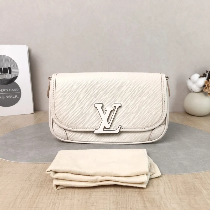 Louis Vuitton Shoulder Bag BUCI Beige Epi Embossed Calfskin One Size 24.5 × 9 × 15.5 cm — cover view 2 of 6