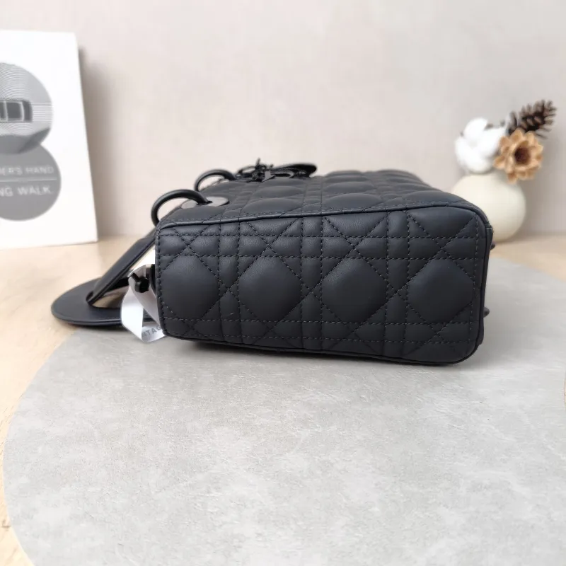 DIOR Top Handle Bag Lady Lady Dior Bag SL ambskin Small 20 × 8 × 18 cm — detail view 3 of 13