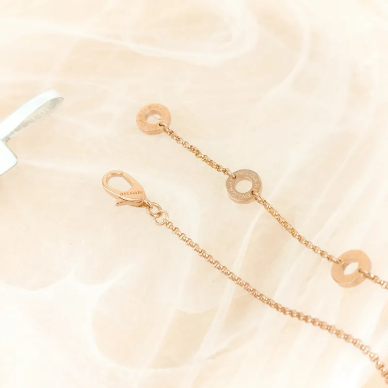 Bvlgari Necklace B.zero1 Rose Gold Diamond18KR ose Gold One Size 43cm โ cover view 4 of 8
