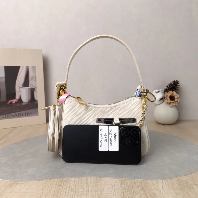 Louis Vuitton Shoulder Bag MARELLINI White Epi Embossed Calfskin Mini 19 × 6.5 × 13.5 cm — cover view 2 of 5