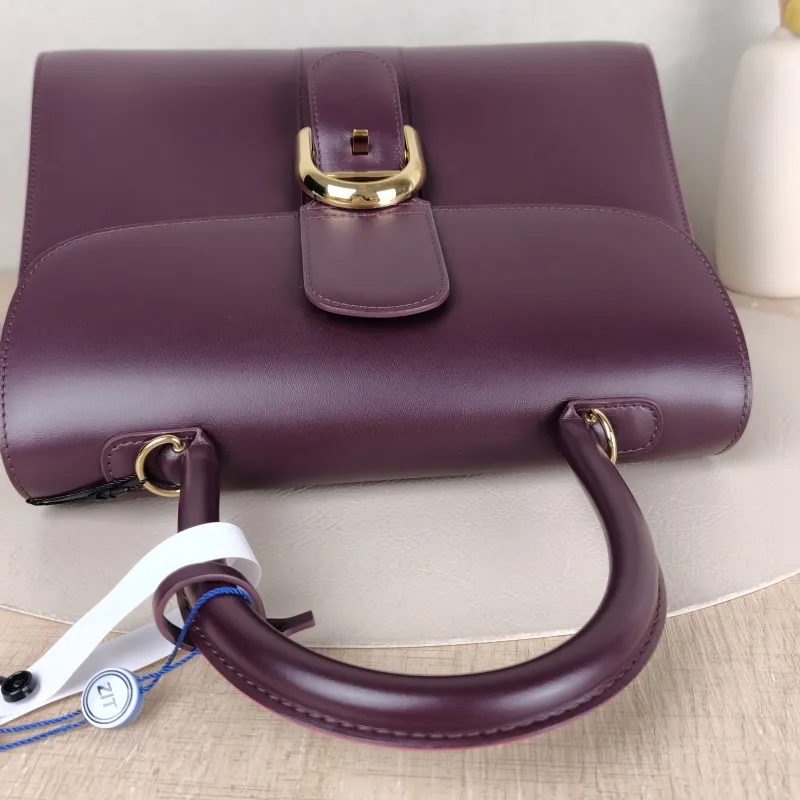DELVAUX Top Handle Bag Brillant Calfskin Medium 29 × 15 × 22 cm — detail view 9 of 17