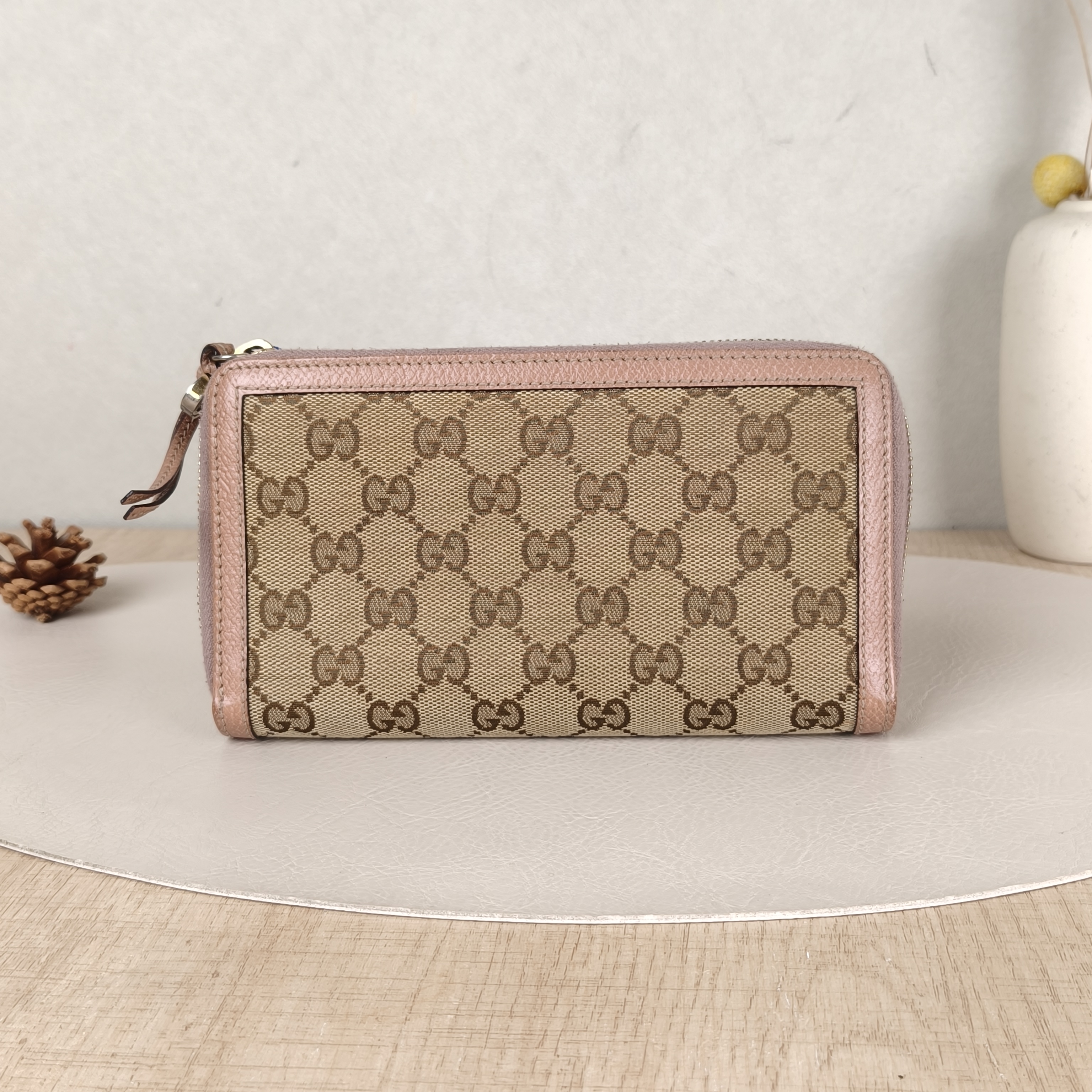 GUCCI Wallet Wallet Brown Canvas One Size19.5 × 2 × 11 cm