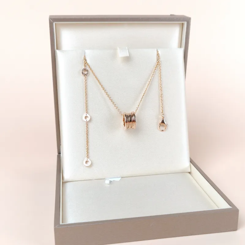 Bvlgari Necklace B.ZERO1Collection Necklace Rose Gold 18KR ose Gold Small 47cm — cover view 2 of 9
