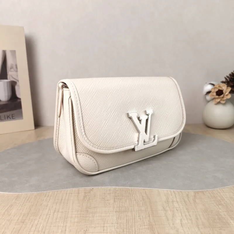 Louis Vuitton Shoulder Bag BUCI Beige Epi Embossed Calfskin One Size 24.5 × 9 × 15.5 cm — cover view 4 of 6