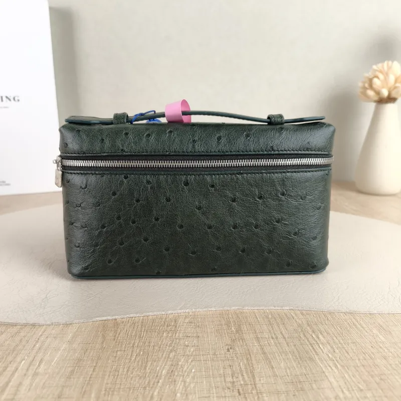 Loro Piana Crossbody Bag Extra Pocket L19 Green One Size 19 × 7 × 11.5 cm
