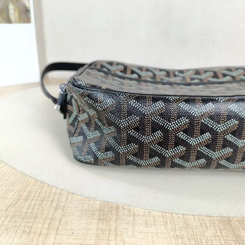 GOYARD Crossbody Bag Black PVC Small 22 × 6.5 × 13 cm — detail view 6 of 12