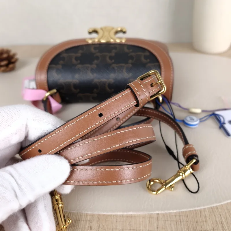 CELINE Crossbody Bag Crossbody Bag Monogram PV Cmini15 × 5 × 11.5 cm — detail view 5 of 12