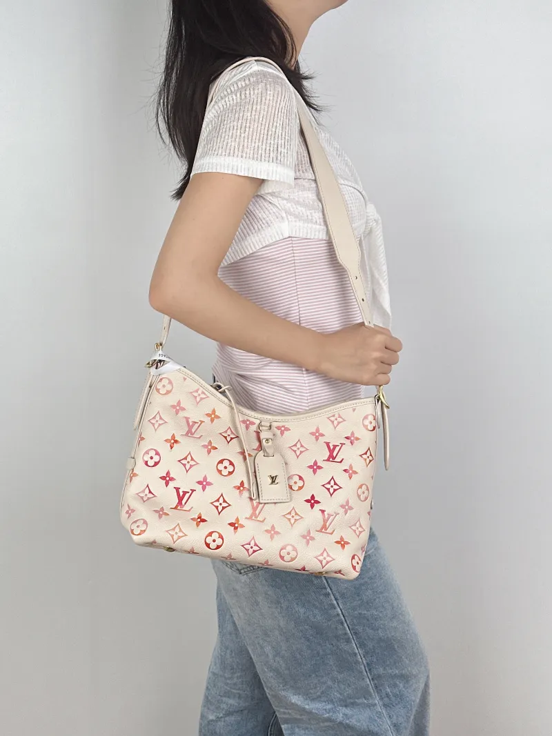 Louis Vuitton Crossbody Bag Carryall Calfskin Small29.5 × 12 × 24 cm — on-model view 2 of 2