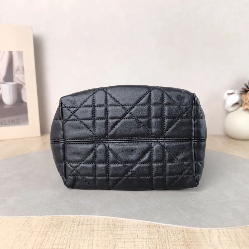 DIOR Shoulder Bag TOUJOURS Edition Black Calfskin Small 18.5 × 12 × 18.5 cm — cover view 4 of 5