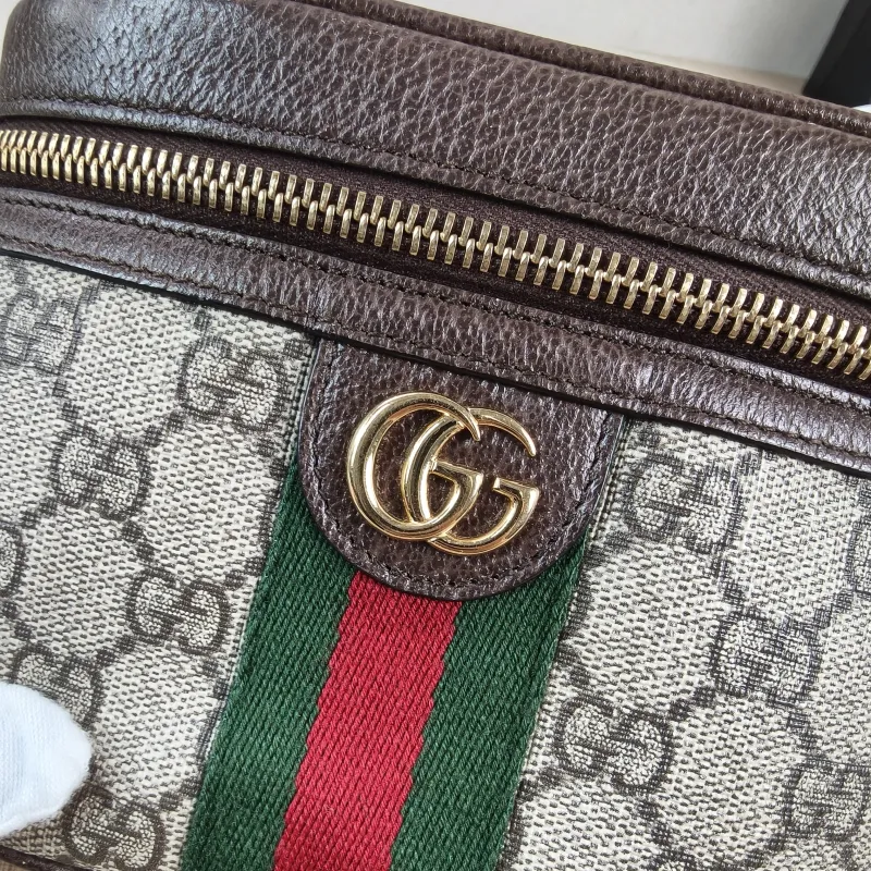 GUCCI Crossbody Bag ophidia Belt Bag Monogram PVC One Size 17 × 6 × 13 cm — detail view 5 of 13