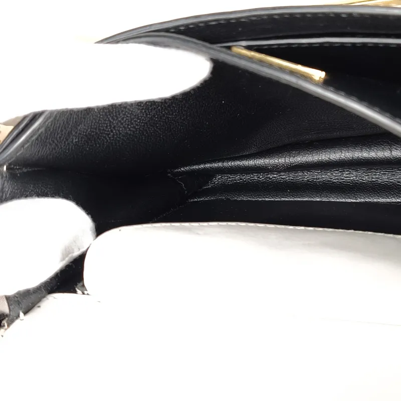 PRADA Shoulder Bag Cahier Box White Calfskin 20 × 9 × 14.5 cm — detail view 6 of 12