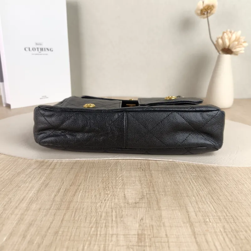Chanel Shoulder Bag 25p hobo Black Grained Calfskin Small 24 × 5 × 19 cm — cover view 2 of 5