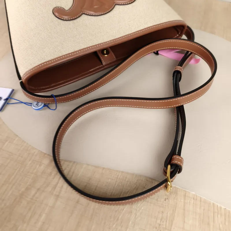 CELINE Shoulder Bag BUCKET TRIOMPHE Bucket Bag · Small 17 × 10 × 22 cm — detail view 9 of 9