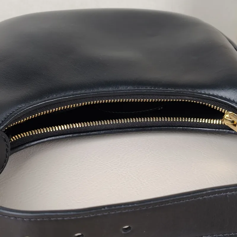 Miumiu Shoulder Bag Wander Hobo Black Calfskin Small20 × 6 × 17 cm — detail view 8 of 12