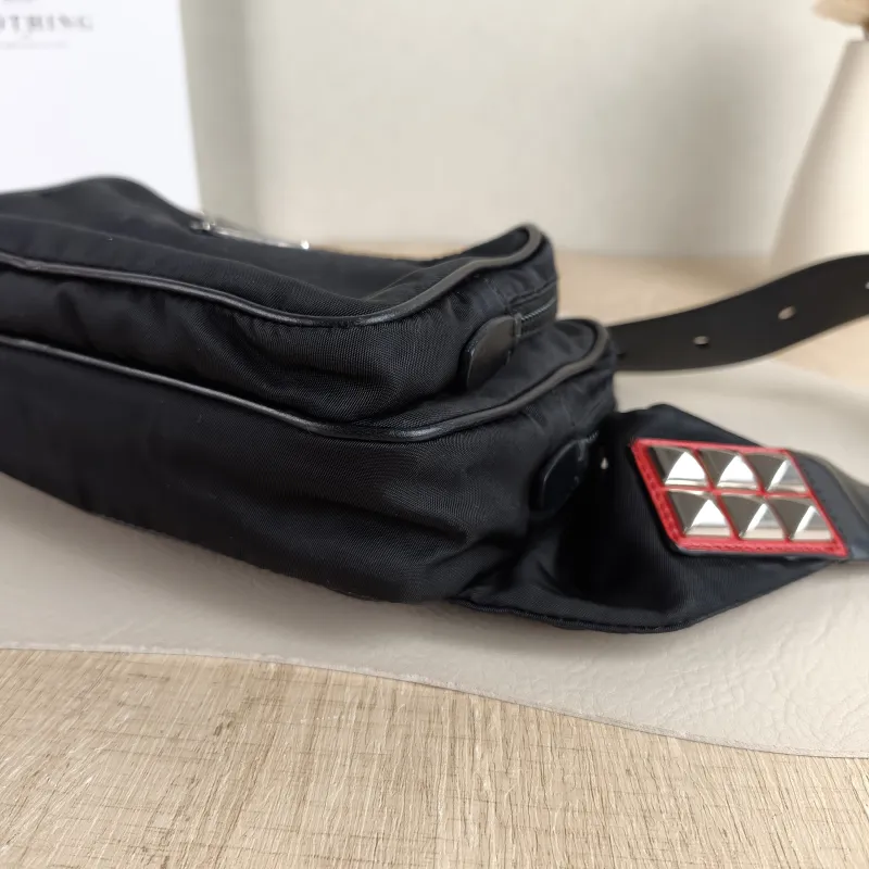 PRADA Belt Bag Belt Bag Black Nylon One Size 22 × 4 × 14 cm — detail view 2 of 10