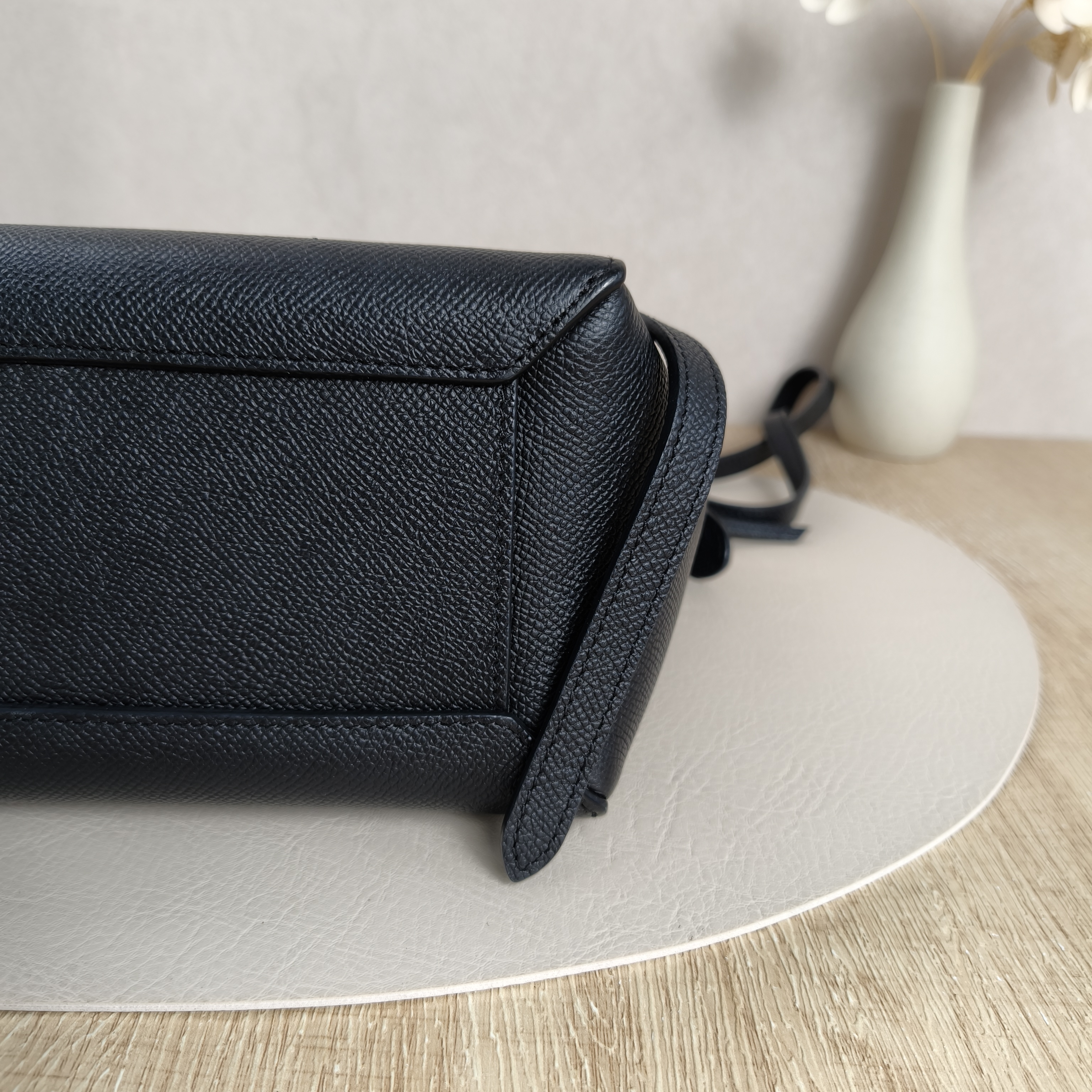 CELINE Shoulder Bag Belt Nano Black CC alfskin Small20 × 10 × 20 cm — cover view 5 of 10