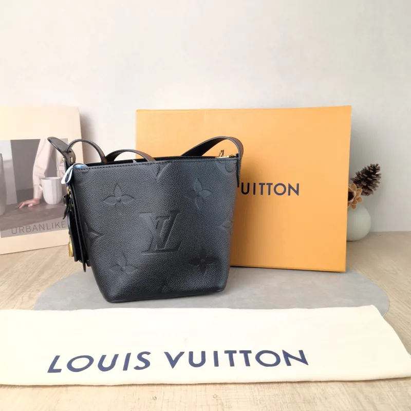 Louis Vuitton Top Handle Bag ALL IN BB Black Empreinte Embossed Calfskin BB 16 × 12 × 18 cm — cover view 5 of 6