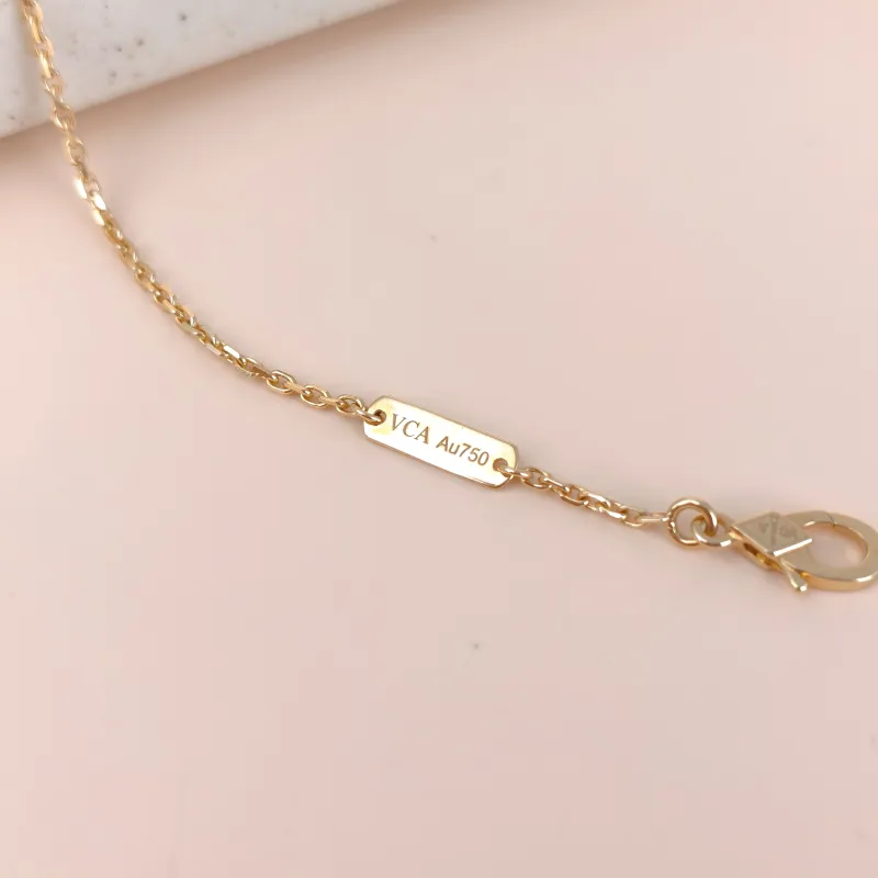 Van Cleef & Arpels Necklace Alhambra Alhambra Collection Necklace 18KY ellow Gold Vintage Small42cm — cover view 5 of 10