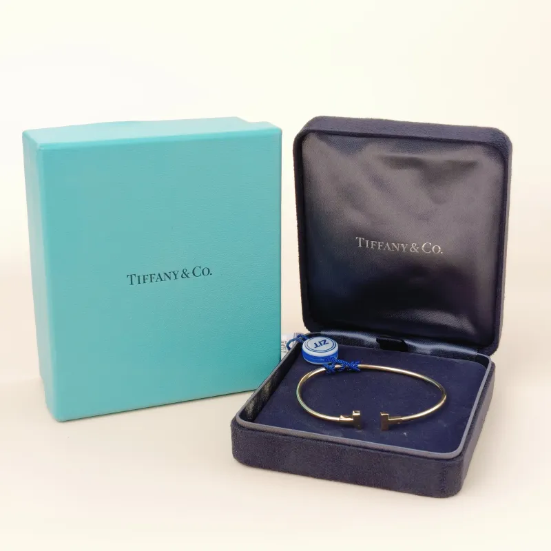 Tiffany&Co. Bangle T Collection T Yellow Gold Yellow Gold 18KY ellow Gold One Size15.4cm — cover view 4 of 8