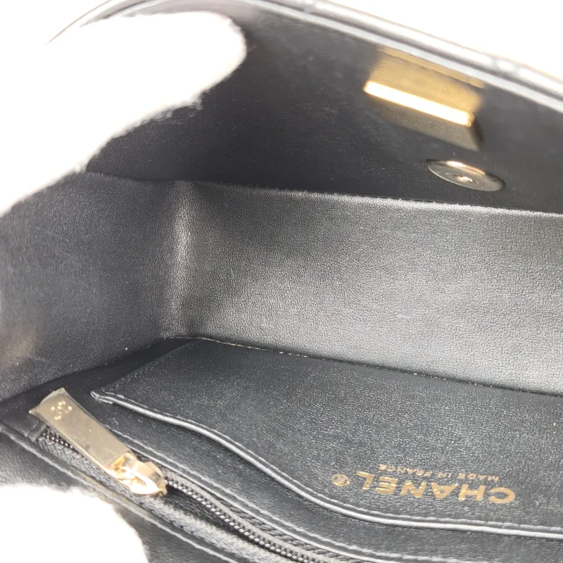 Chanel Crossbody Bag Classic Flap Large Mini CF Mini Black SL ambskin mini 20 × 6 × 12 cm — detail view 5 of 13